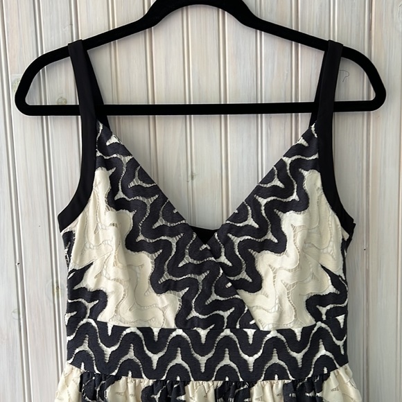 ✨HOST PICK✨ NWT KATE SPADE CREAM AND BLACK LACE MIDI DRESS - Picture 3 of 7